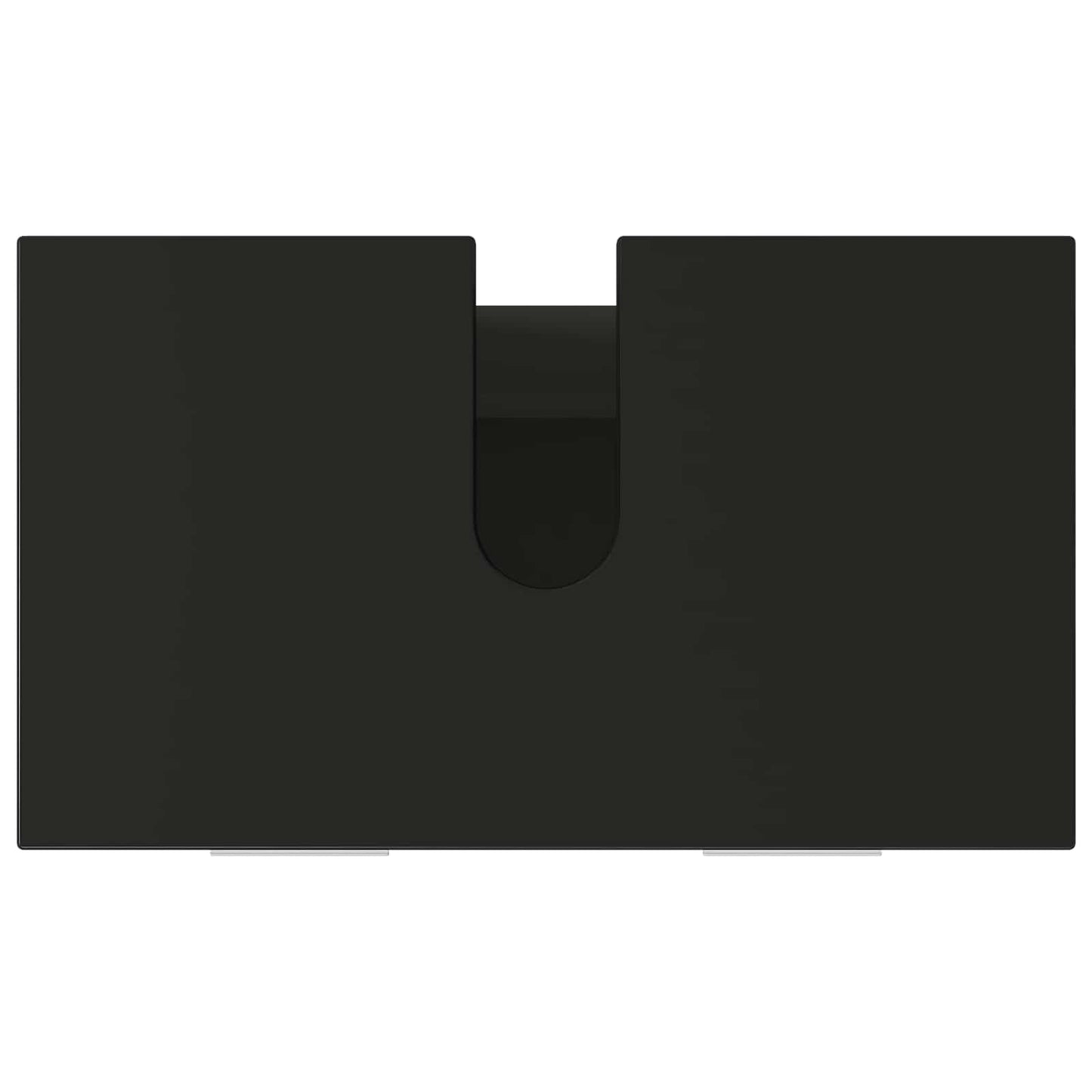 vidaXL Bathroom Vanity Unit Black 60 x 35 x 60 cm Engineered Wood