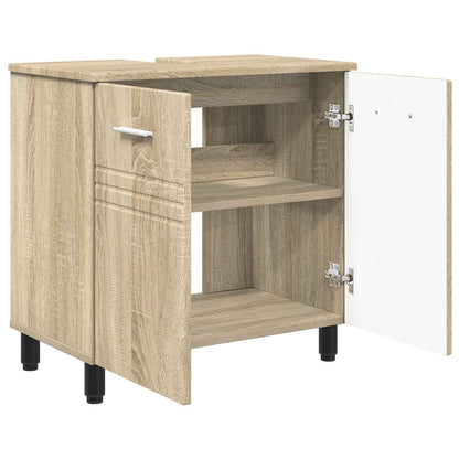 vidaXL Bathroom Vanity Unit Sonoma Oak 60 x 35 x 60 cm Engineered Wood