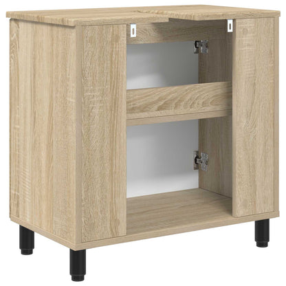 vidaXL Bathroom Vanity Unit Sonoma Oak 60 x 35 x 60 cm Engineered Wood