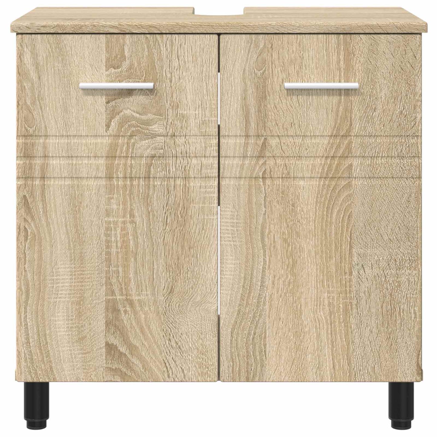 vidaXL Bathroom Vanity Unit Sonoma Oak 60 x 35 x 60 cm Engineered Wood