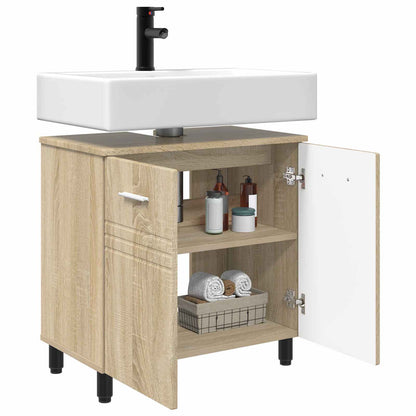 vidaXL Bathroom Vanity Unit Sonoma Oak 60 x 35 x 60 cm Engineered Wood