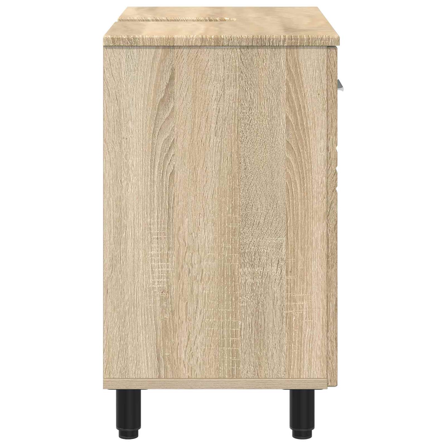 vidaXL Bathroom Vanity Unit Sonoma Oak 60 x 35 x 60 cm Engineered Wood