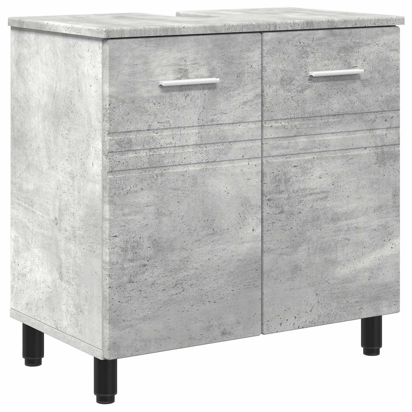vidaXL Bathroom Vanity Unit Concrete Grey 60 x 35 x 60 cm