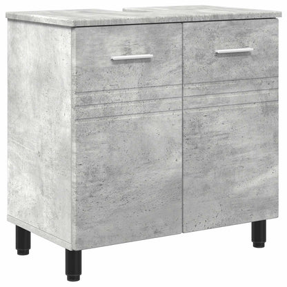 vidaXL Bathroom Vanity Unit Concrete Grey 60 x 35 x 60 cm