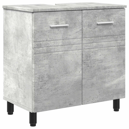 vidaXL Bathroom Vanity Unit Concrete Grey 60 x 35 x 60 cm