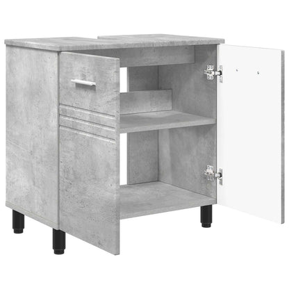 vidaXL Bathroom Vanity Unit Concrete Grey 60 x 35 x 60 cm