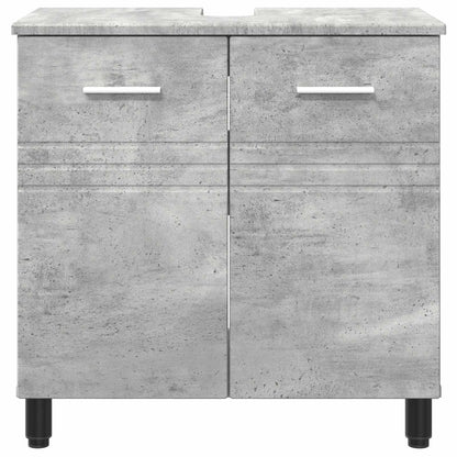 vidaXL Bathroom Vanity Unit Concrete Grey 60 x 35 x 60 cm