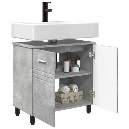 vidaXL Bathroom Vanity Unit Concrete Grey 60 x 35 x 60 cm