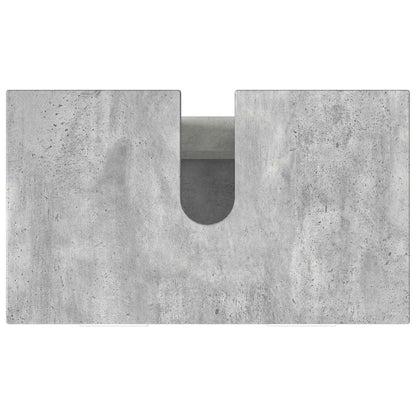 vidaXL Bathroom Vanity Unit Concrete Grey 60 x 35 x 60 cm