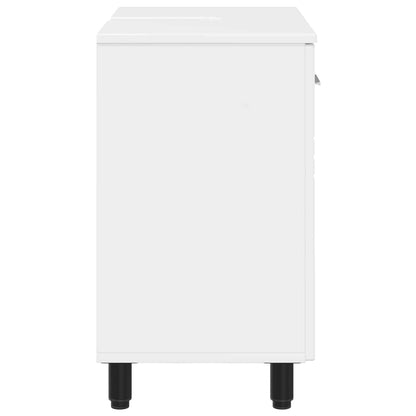vidaXL Bathroom Vanity Unit High Gloss White 60 x 35 x 60 cm
