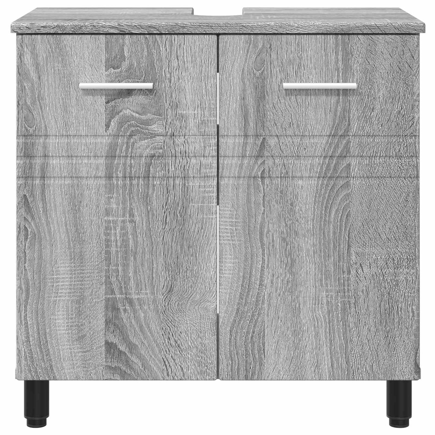vidaXL Bathroom Vanity Unit Grey Sonoma 60 x 35 x 60 cm