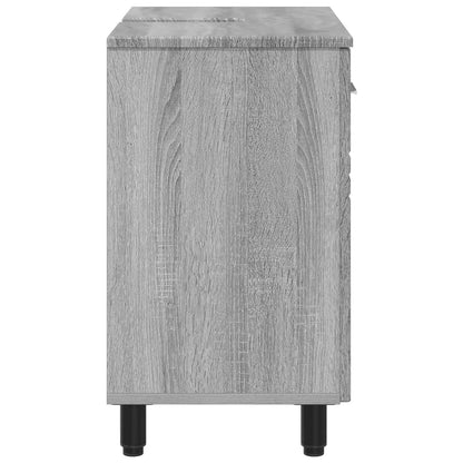vidaXL Bathroom Vanity Unit Grey Sonoma 60 x 35 x 60 cm