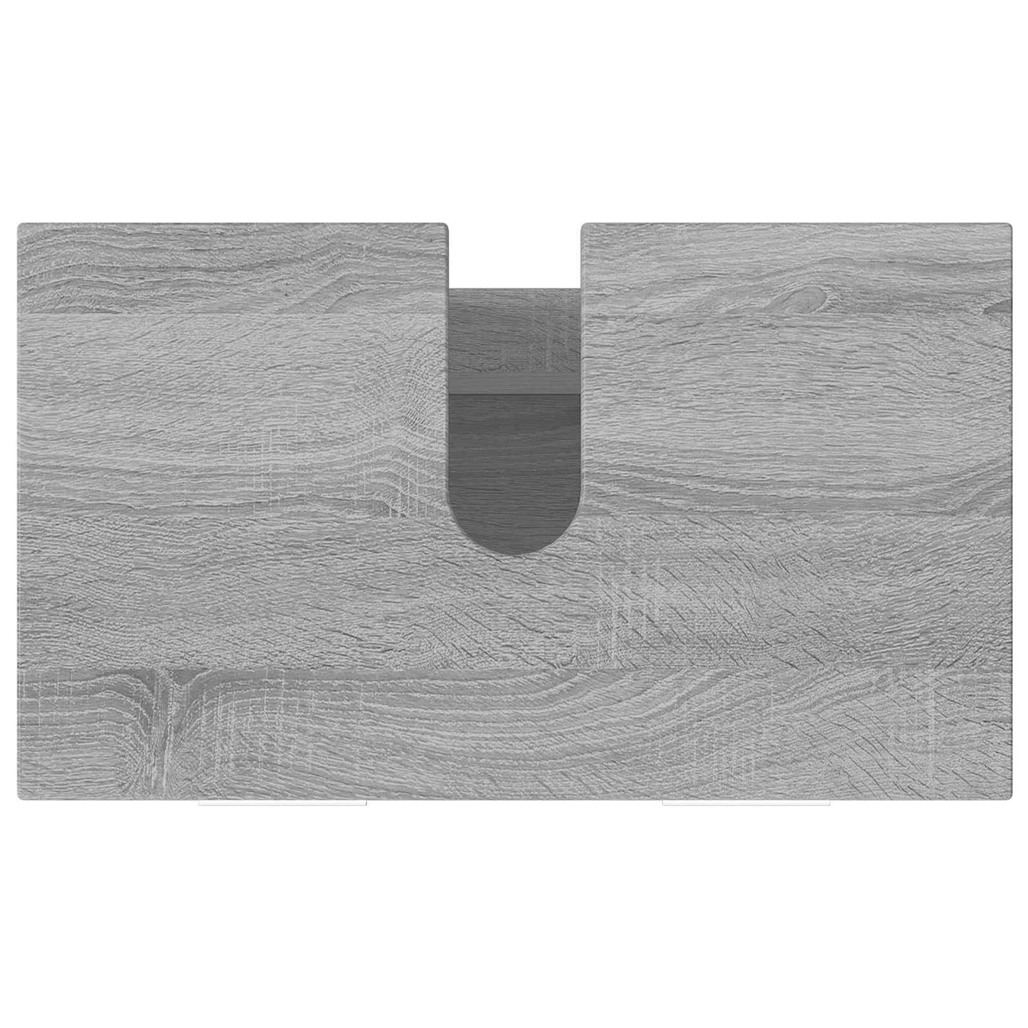 vidaXL Bathroom Vanity Unit Grey Sonoma 60 x 35 x 60 cm