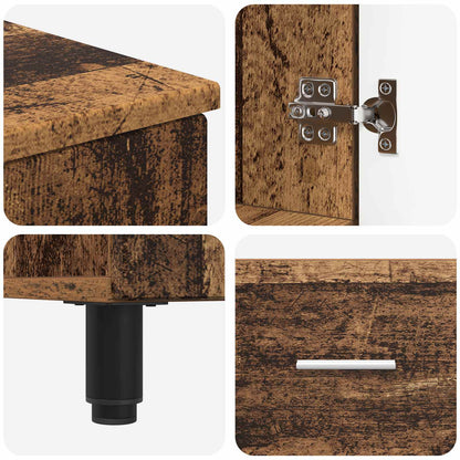vidaXL Bathroom Vanity Unit Old Wood 60 x 35 x 60 cm Engineered Wood