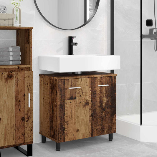 vidaXL Bathroom Vanity Unit Old Wood 60 x 35 x 60 cm Engineered Wood