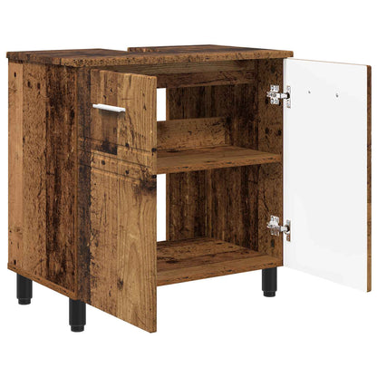 vidaXL Bathroom Vanity Unit Old Wood 60 x 35 x 60 cm Engineered Wood