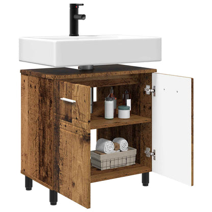 vidaXL Bathroom Vanity Unit Old Wood 60 x 35 x 60 cm Engineered Wood