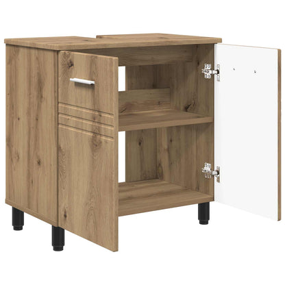 vidaXL Bathroom Vanity Unit Artisan Oak 60 x 35 x 60 cm
