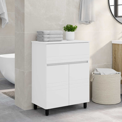 vidaXL Bathroom Vanity Unit White 60 x 35 x 80 cm Engineered Wood