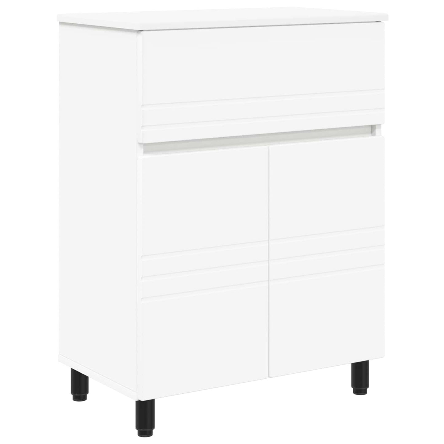 vidaXL Bathroom Vanity Unit White 60 x 35 x 80 cm Engineered Wood