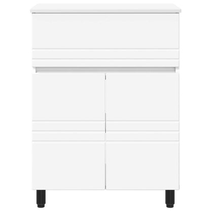 vidaXL Bathroom Vanity Unit White 60 x 35 x 80 cm Engineered Wood