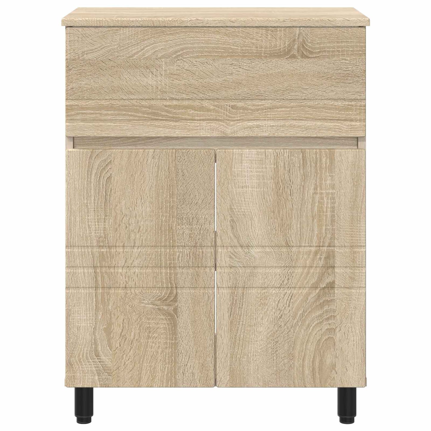 vidaXL Bathroom Vanity Unit Sonoma Oak 60 x 35 x 80 cm Engineered Wood