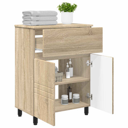 vidaXL Bathroom Vanity Unit Sonoma Oak 60 x 35 x 80 cm Engineered Wood