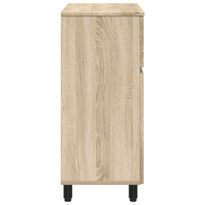 vidaXL Bathroom Vanity Unit Sonoma Oak 60 x 35 x 80 cm Engineered Wood