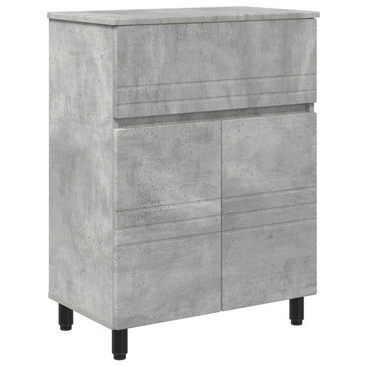 vidaXL Bathroom Vanity Unit Concrete Grey 60 x 35 x 80 cm