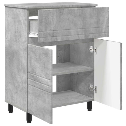 vidaXL Bathroom Vanity Unit Concrete Grey 60 x 35 x 80 cm