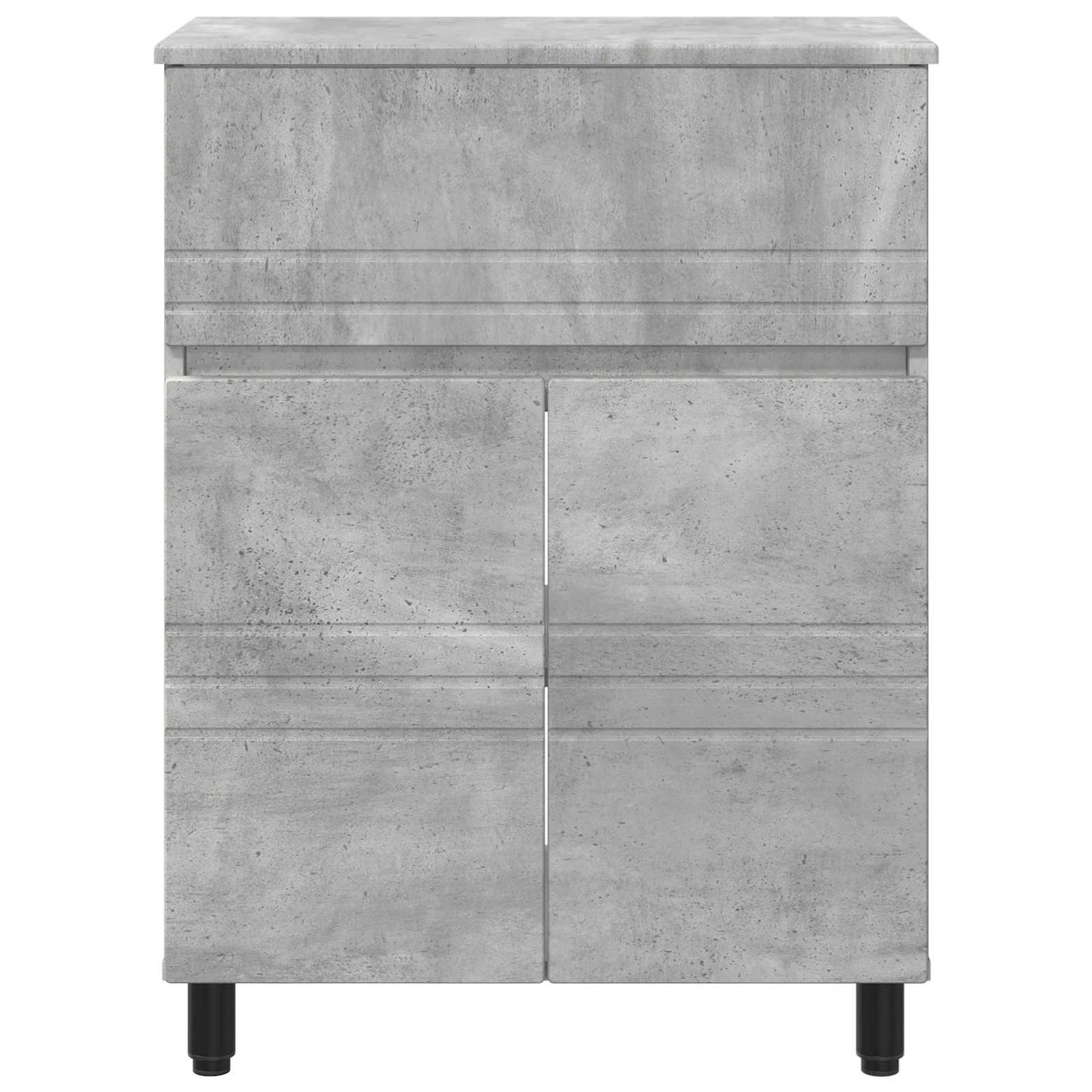vidaXL Bathroom Vanity Unit Concrete Grey 60 x 35 x 80 cm
