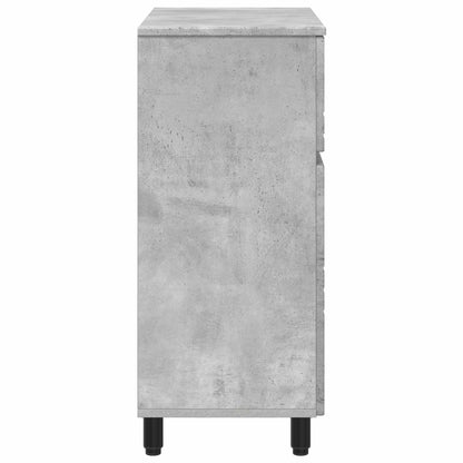 vidaXL Bathroom Vanity Unit Concrete Grey 60 x 35 x 80 cm