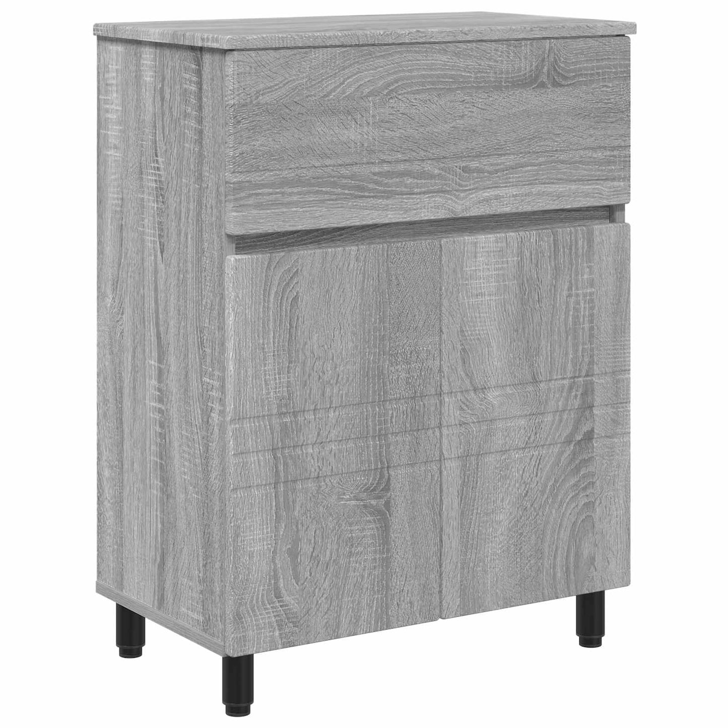 vidaXL Bathroom Vanity Unit Grey Sonoma 60 x 35 x 80 cm