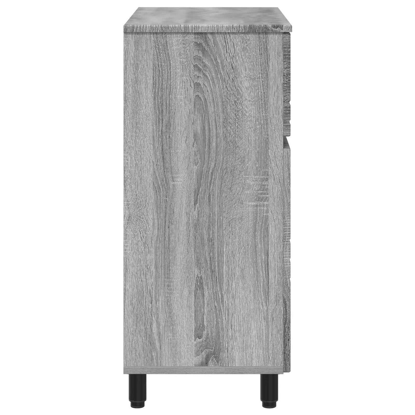vidaXL Bathroom Vanity Unit Grey Sonoma 60 x 35 x 80 cm