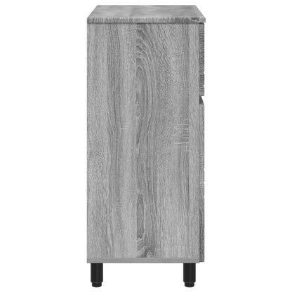 vidaXL Bathroom Vanity Unit Grey Sonoma 60 x 35 x 80 cm