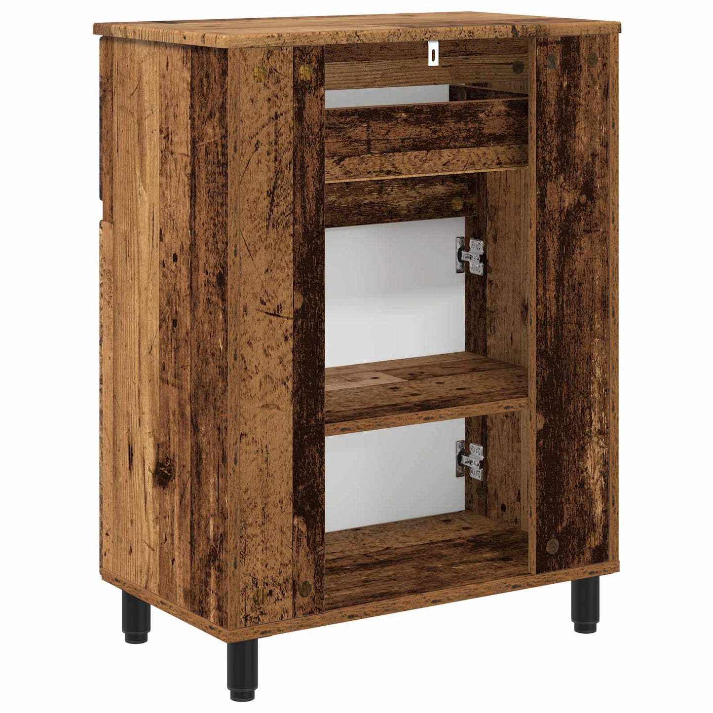 vidaXL Bathroom Vanity Unit Old Wood 60 x 35 x 80 cm Engineered Wood