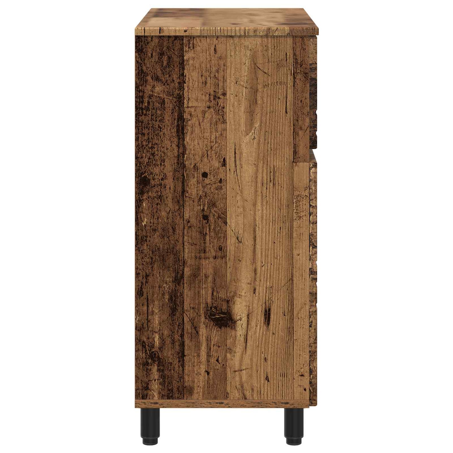 vidaXL Bathroom Vanity Unit Old Wood 60 x 35 x 80 cm Engineered Wood