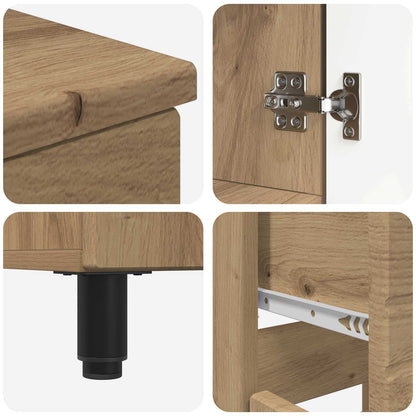 vidaXL Bathroom Vanity Unit Artisan Oak 60 x 35 x 80 cm