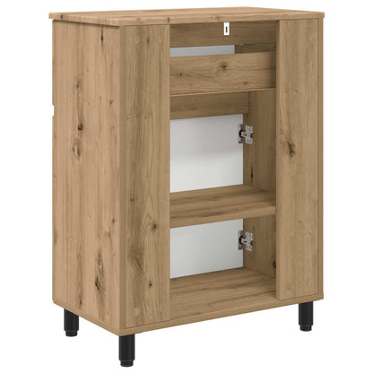 vidaXL Bathroom Vanity Unit Artisan Oak 60 x 35 x 80 cm