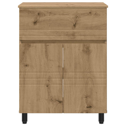 vidaXL Bathroom Vanity Unit Artisan Oak 60 x 35 x 80 cm