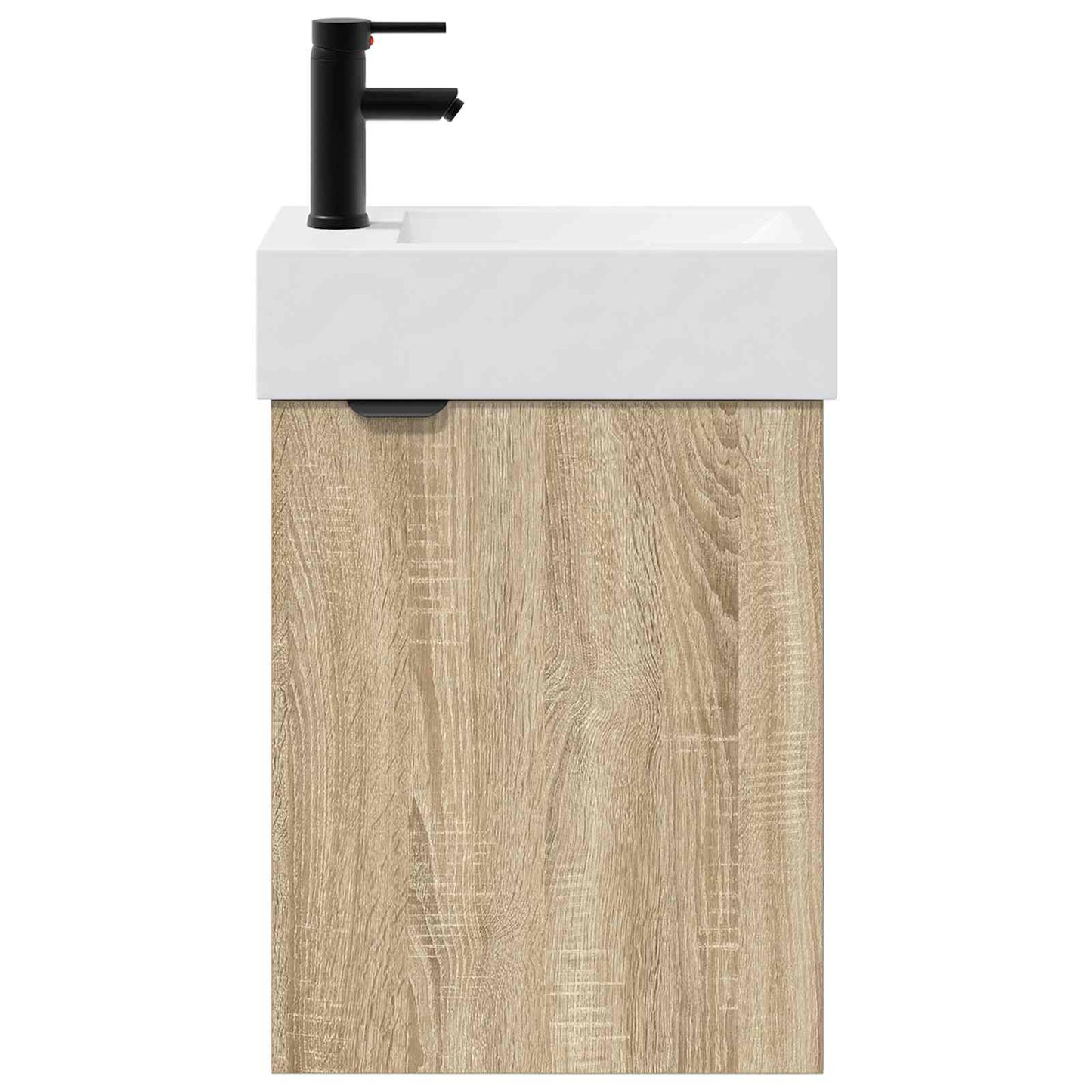vidaXL Bathroom Vanity Unit with Tap Sonoma Oak 45.5 x 22.5 x 84 cm