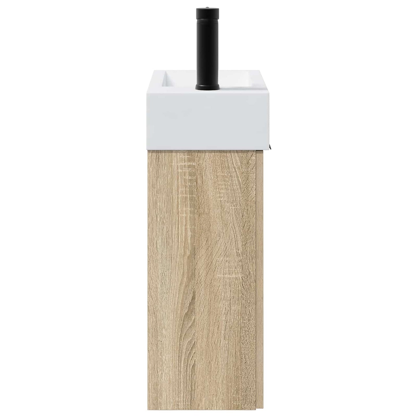 vidaXL Bathroom Vanity Unit with Tap Sonoma Oak 45.5 x 22.5 x 84 cm