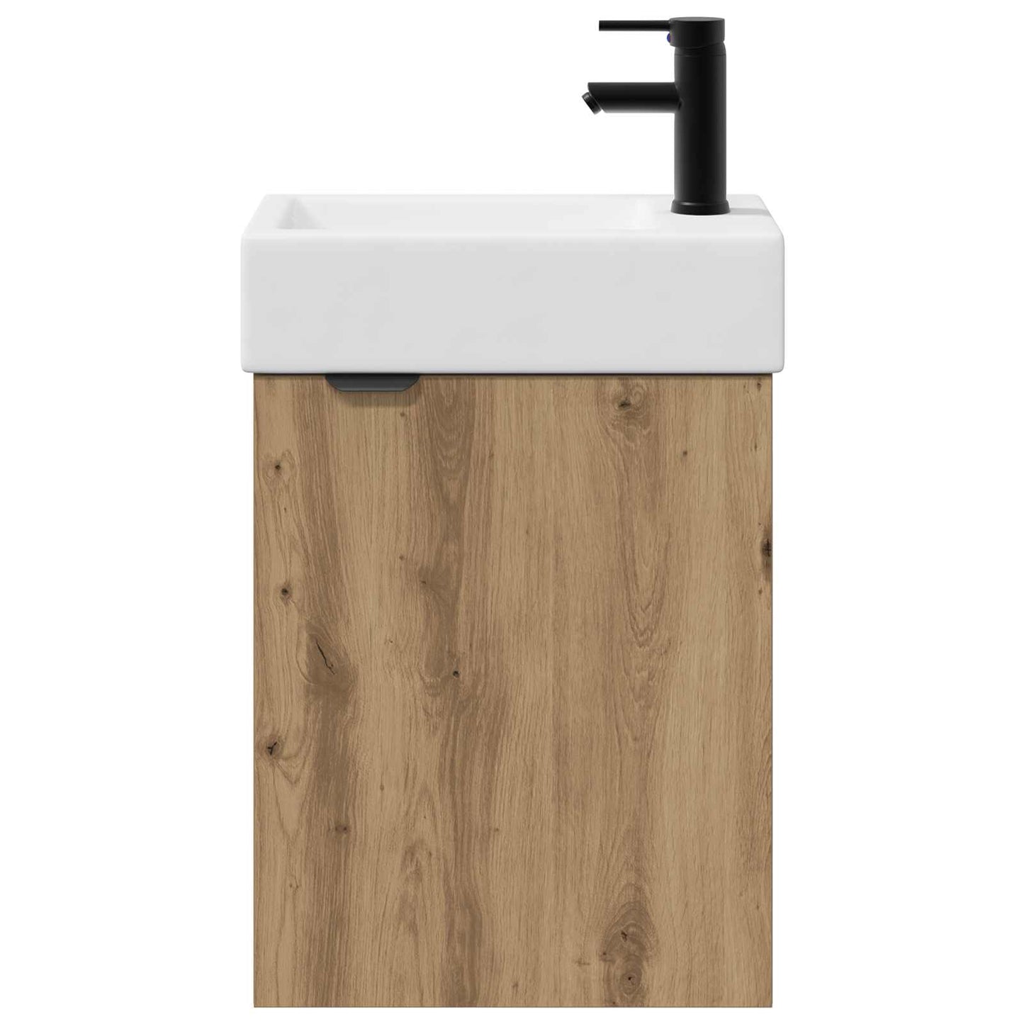 vidaXL Bathroom Vanity Unit with Tap Artisan Oak 45.5 x 22.5 x 84 cm