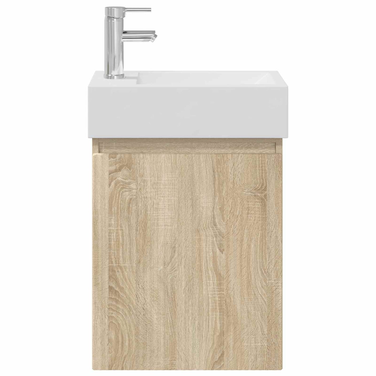 vidaXL Bathroom Vanity Unit with Tap Sonoma Oak 45.5 x 22.5 x 84 cm