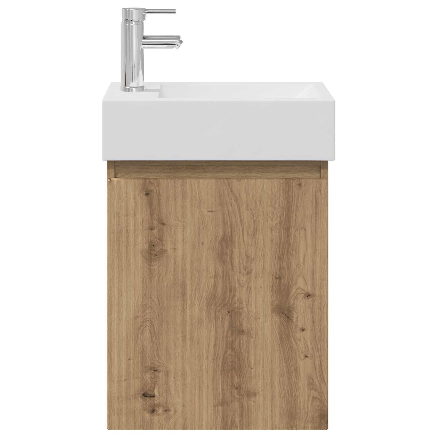 vidaXL Bathroom Vanity Unit with Tap Artisan Oak 45.5 x 22.5 x 84 cm