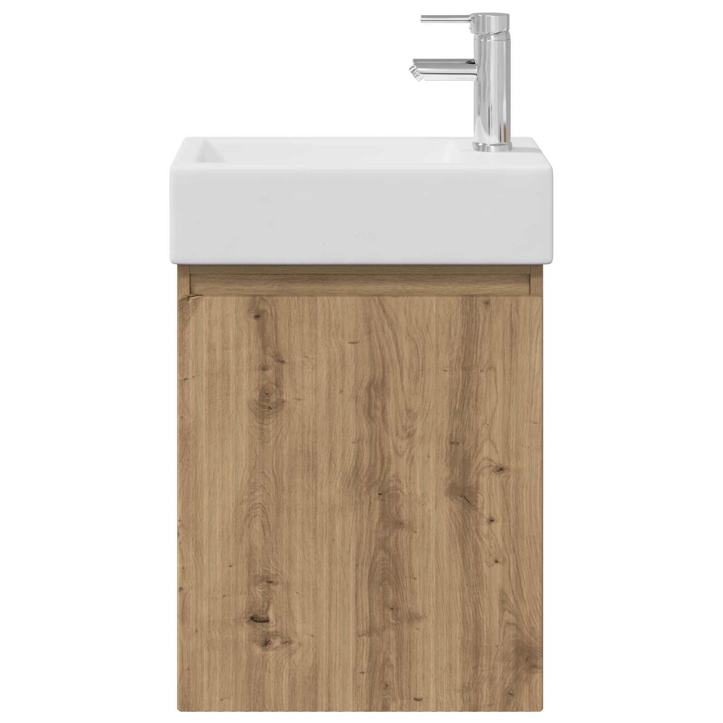 vidaXL Bathroom Vanity Unit with Tap Artisan Oak 45.5 x 22.5 x 84 cm
