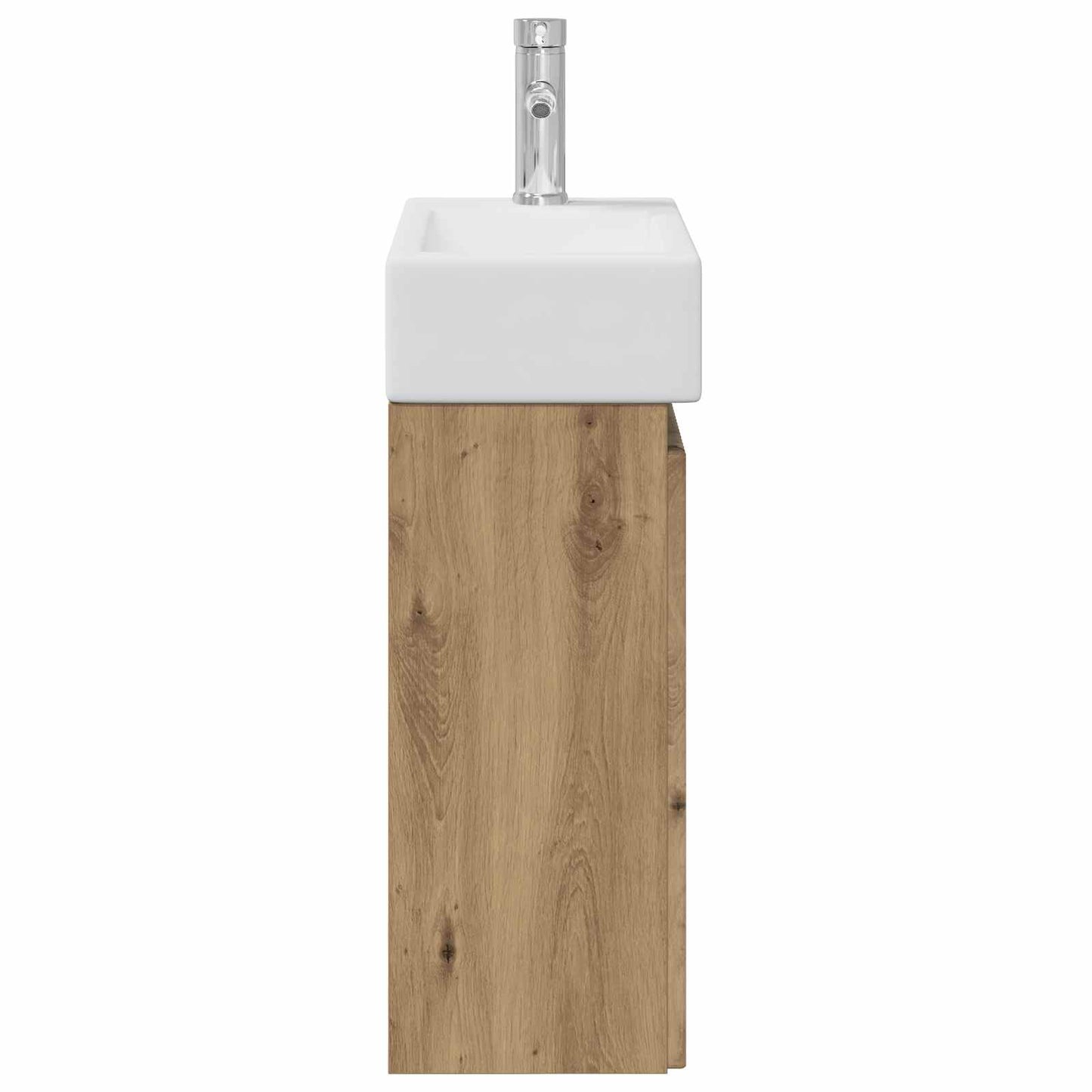 vidaXL Bathroom Vanity Unit with Tap Artisan Oak 45.5 x 22.5 x 84 cm