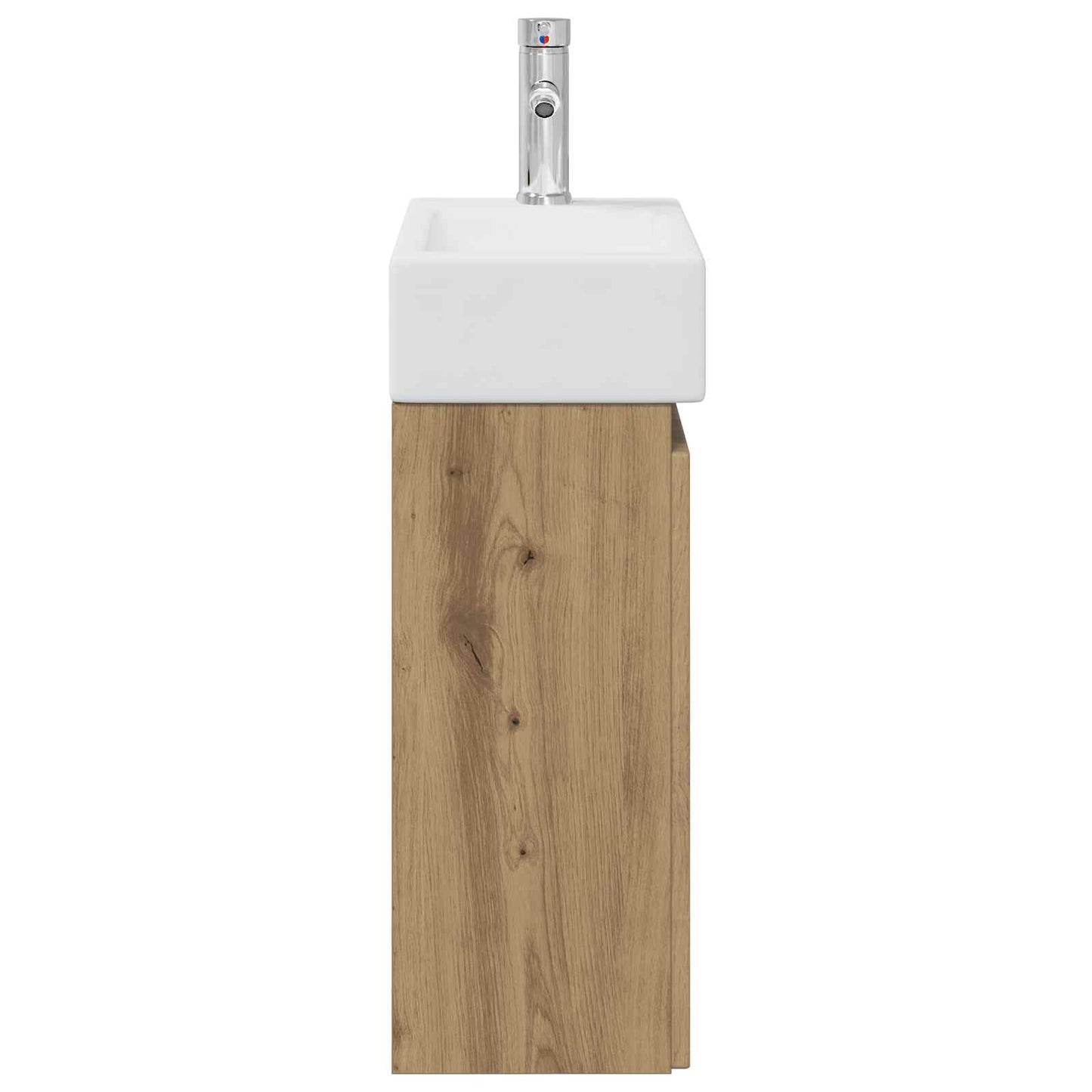 vidaXL Bathroom Vanity Unit with Tap Artisan Oak 45.5 x 22.5 x 84 cm
