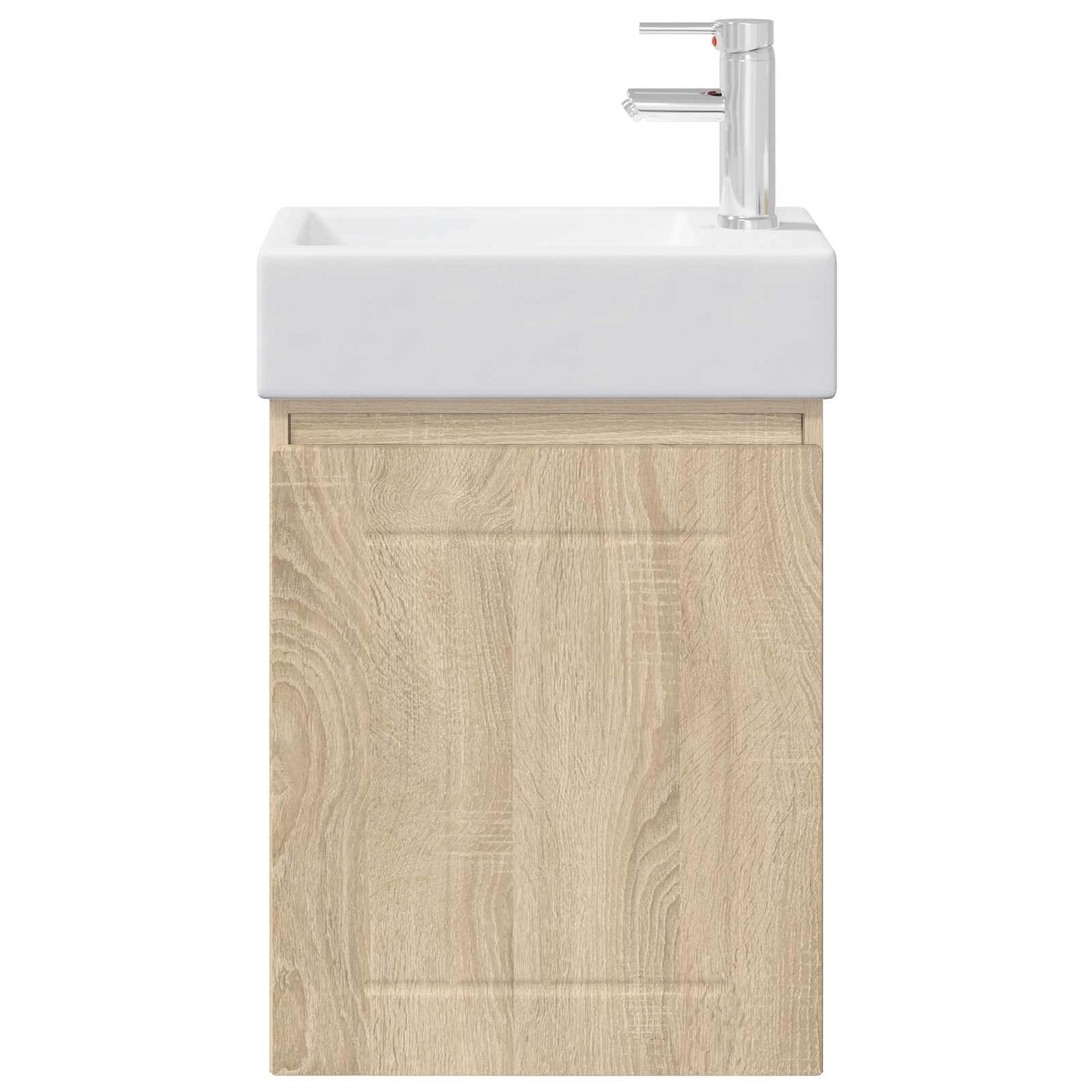 vidaXL Bathroom Vanity Unit with Tap Sonoma Oak 45.5 x 25.5 x 84 cm