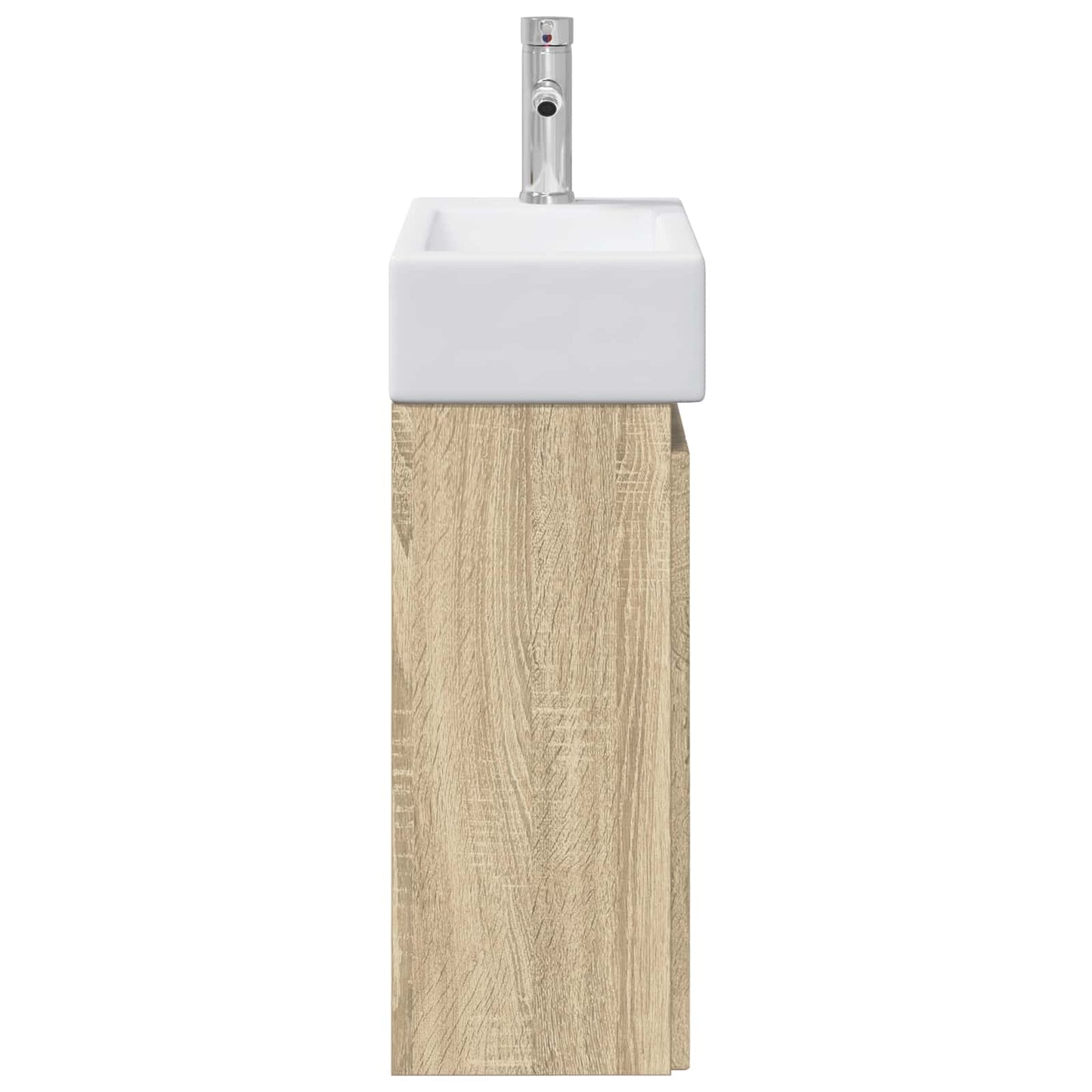 vidaXL Bathroom Vanity Unit with Tap Sonoma Oak 45.5 x 25.5 x 84 cm